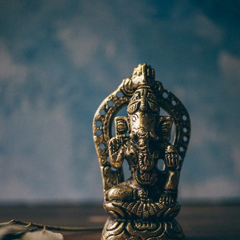 Brass Ganesha Idol (Mini)