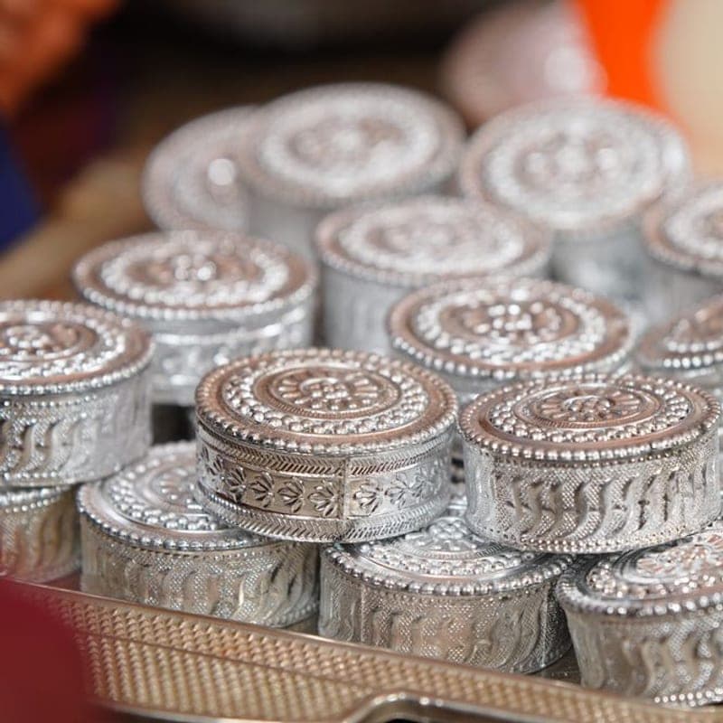 German Silver Kumkum Bharani